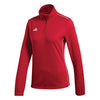 Adidas Core Training 1/2 Zip Top (W) (Red)