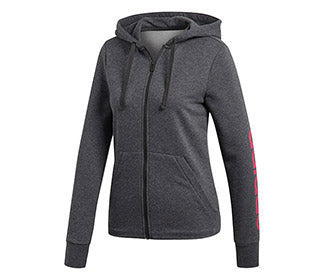 Adidas Essentials Linear Full-Zip Hoodie (W)