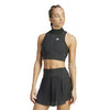 Adidas Crop Tank Pro French Open (W) (Black)