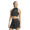 Adidas Crop Tank Pro French Open (W) (Black)