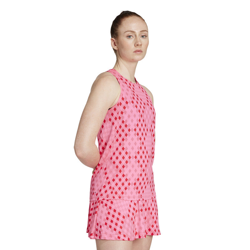 Adidas Club Graphic Tank (W) (Lucid Pink) Adidas