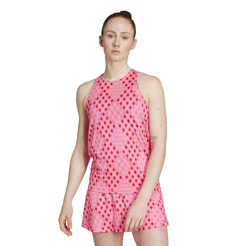 Adidas Club Graphic Tank (W) (Lucid Pink) Adidas