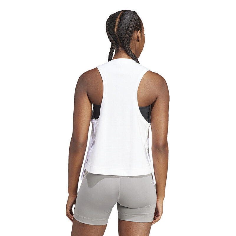Adidas Asmc Logo Tank (W) (White) Adidas