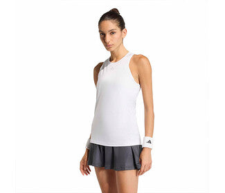 Adidas Club Graphic Tank (W) (White)