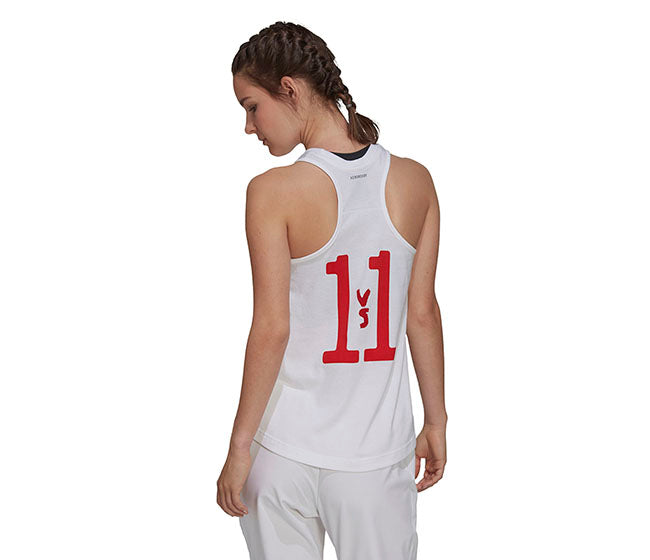 Adidas Wimbledon Tennis Tank (W) (White)