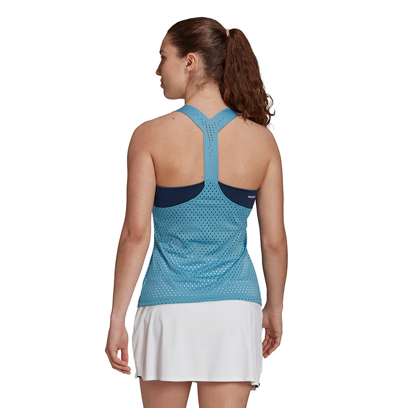 Adidas Y-Tank Primeblue (W) (Blue)