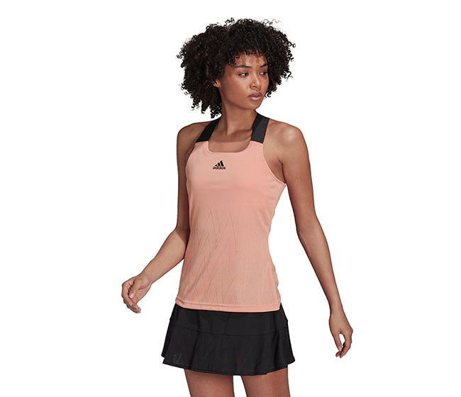 Adidas Y-Tank Primeblue Aeroknit (W) (Coral)