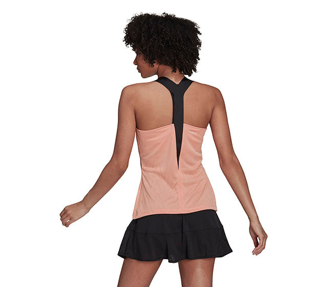 Adidas Y-Tank Primeblue Aeroknit (W) (Coral)
