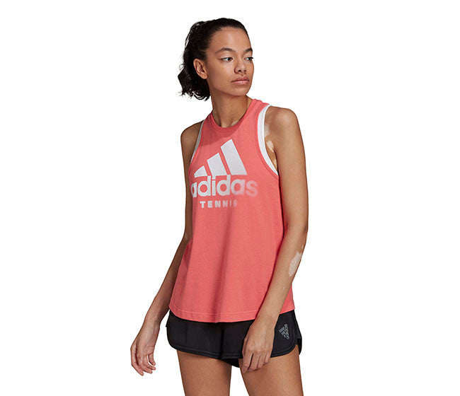 Adidas Tennis Category Graphic Tank (W) (Pink)