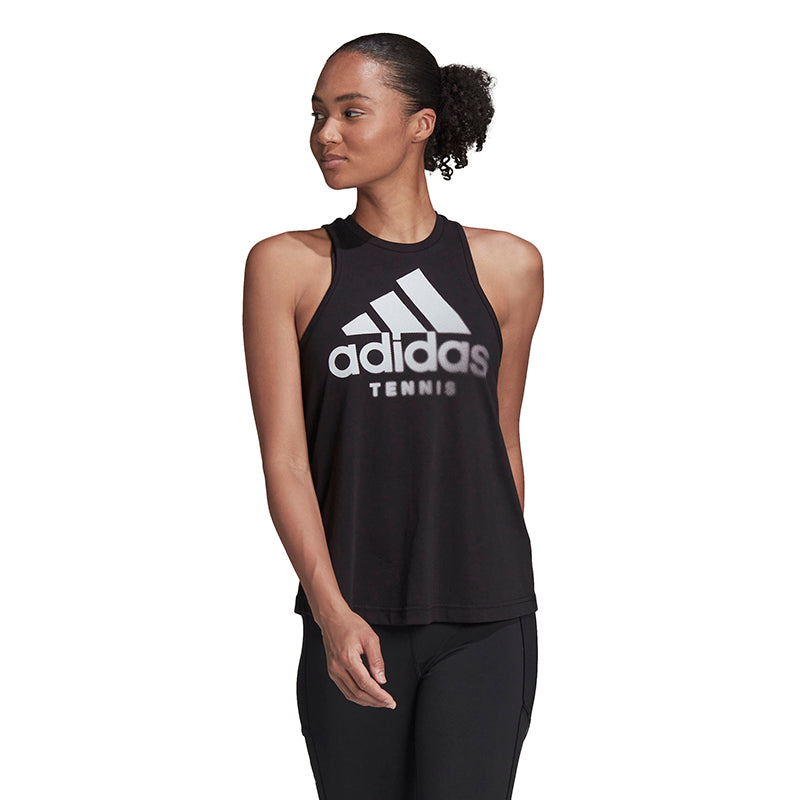 Adidas Tennis Category Graphic Tank (W) (Black)