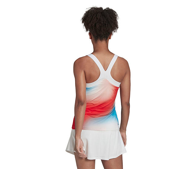 Adidas Melbourne Y-Tank (W) (White/Red)