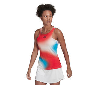 Adidas Melbourne Y-Tank (W) (White/Red)