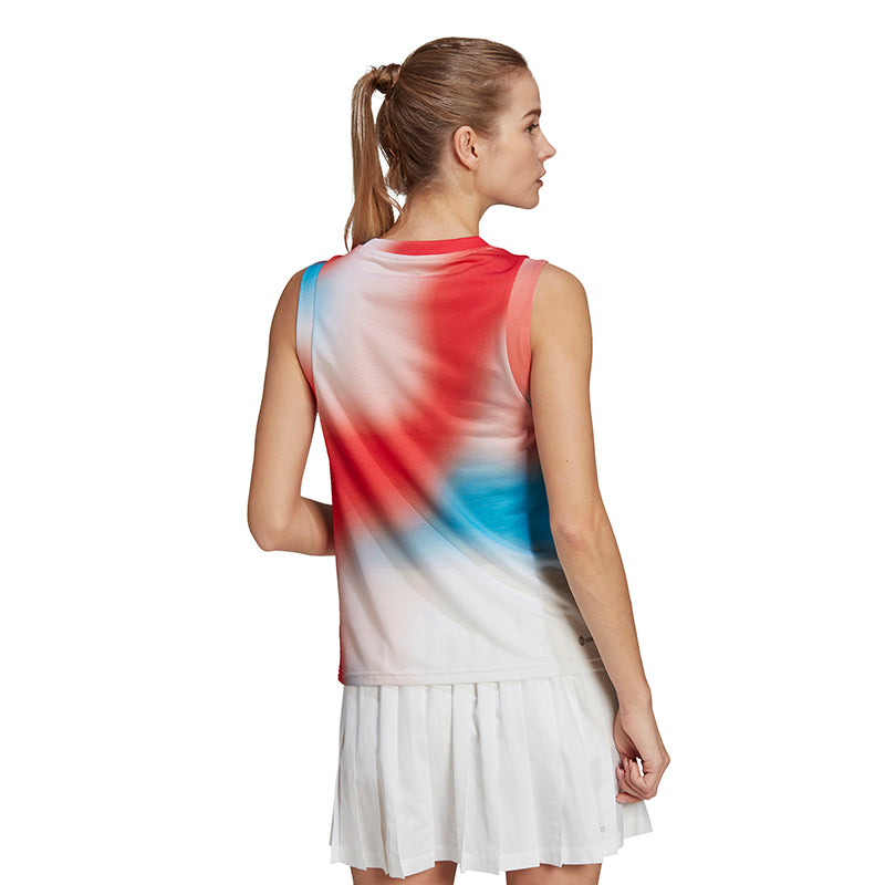 Adidas Melbourne Match Tank (W) (White/Red)