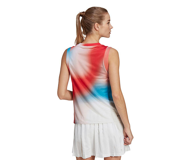 Adidas Melbourne Match Tank (W) (White/Red)