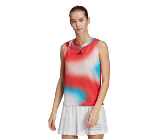 Adidas Melbourne Match Tank (W) (White/Red)