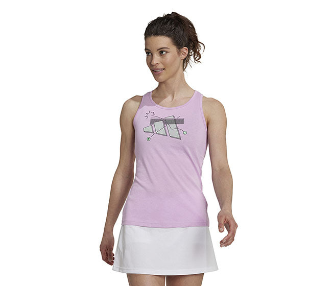 Adidas Category Graphic Tank (W) (Purple)