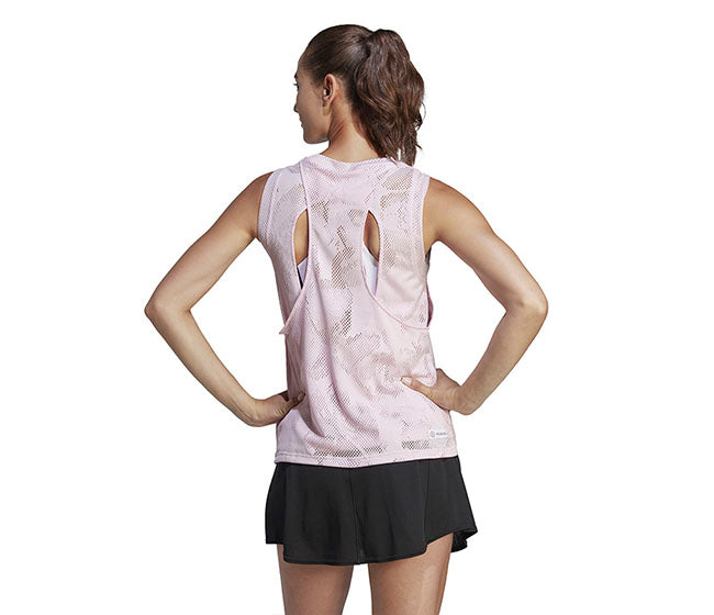 Adidas Melbourne Match Tank (W) (Clear Pink)