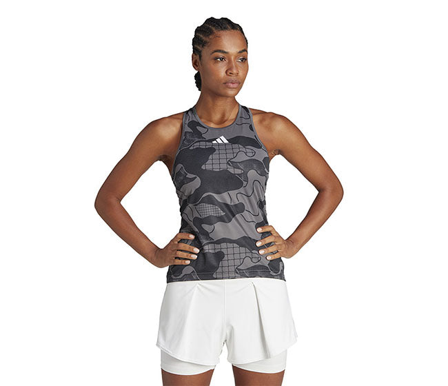 Adidas Club Graphic Tank (W) (Grey)