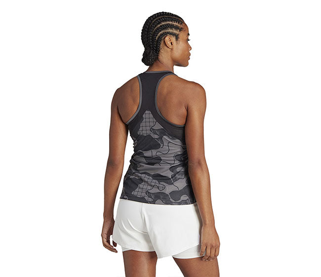 Adidas Club Graphic Tank (W) (Grey)