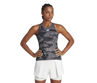 Adidas Club Graphic Tank (W) (Grey)