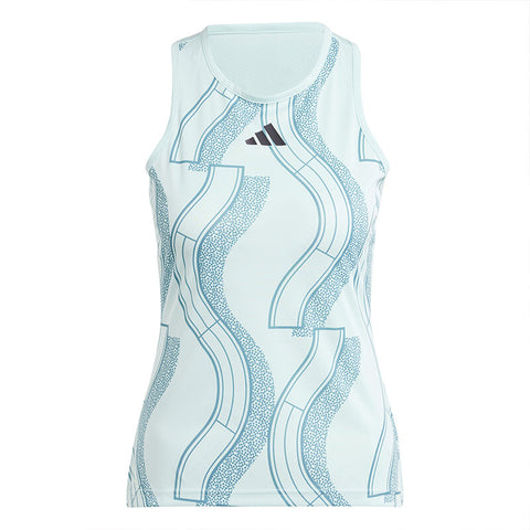 Adidas Club Graphic Tank (W) (Aqua)