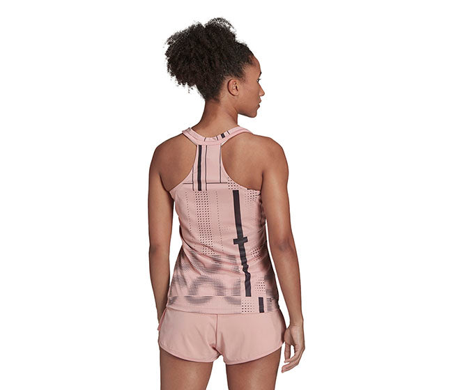Adidas Club Graphic Tank (W) (Pink Mauve)