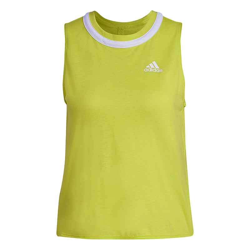Adidas Club Knot Tank (W) (Yellow)
