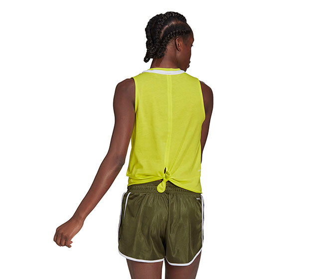 Adidas Club Knot Tank (W) (Yellow)