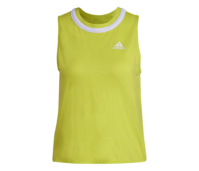 Adidas Club Knot Tank (W) (Yellow)