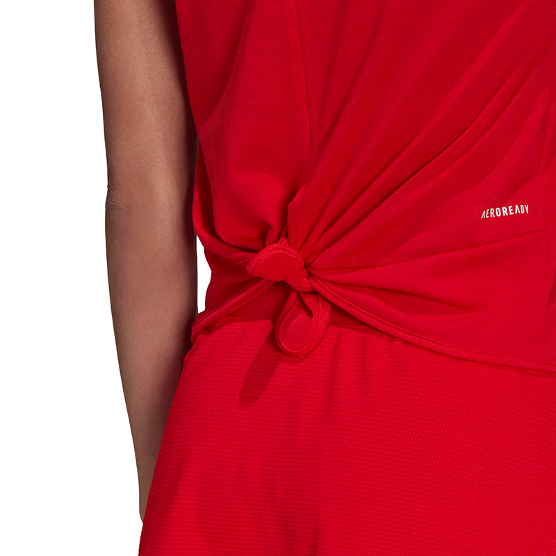 Adidas Club Knot Tank (W) (Red)