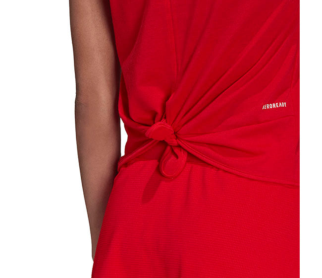 Adidas Club Knot Tank (W) (Red)