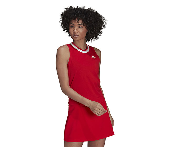Adidas Club Knot Tank (W) (Red)