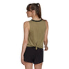 Adidas Club Knot Tank (W) (Olive)