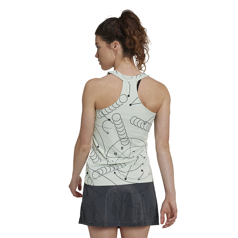 Adidas Club Graphic Tank (W) (Green)