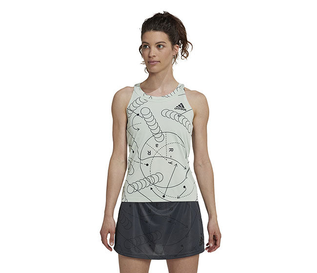 Adidas Club Graphic Tank (W) (Green)