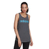 Adidas Essentials Linear Tank (W) (Dark Grey)