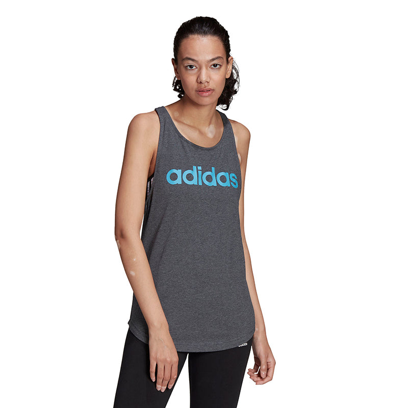 Adidas Essentials Linear Tank (W) (Dark Grey)