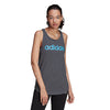 Adidas Essentials Linear Tank (W) (Dark Grey)