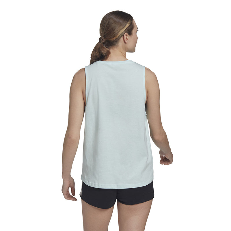 Adidas Essentials Big Logo Tank (W) (Light Blue)