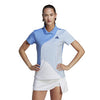 Adidas Premium Clubhouse Pique Polo (W) (Blue Fusion)
