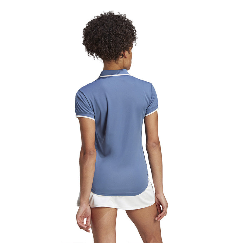 Adidas Clubhouse Premium Pique Polo (W) (Crew Blue)