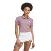 Adidas Clubhouse Premium Pique Polo (W) (Wonder Orchid)