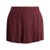 Adidas Club Pleated Skirt (W) (Maroon)