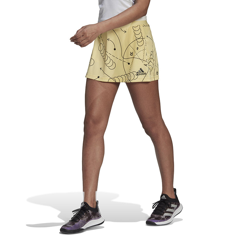 Adidas Club Graphic Skirt (W) (Almost Yellow)