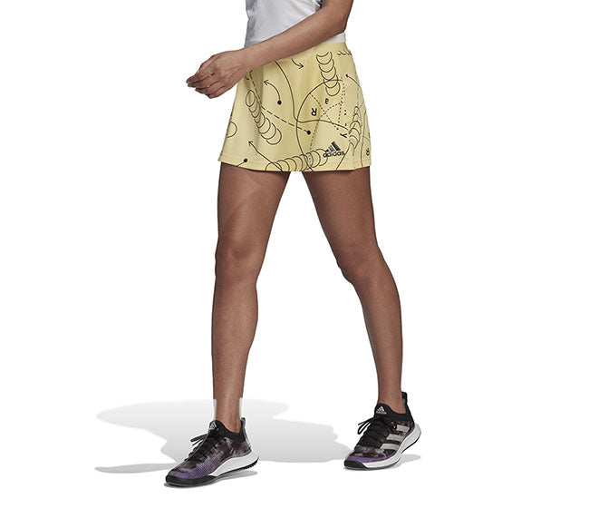 Adidas Club Graphic Skirt (W) (Almost Yellow)