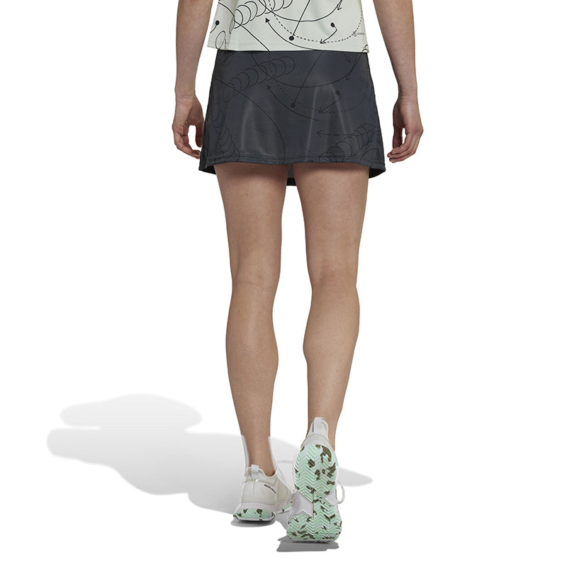 Adidas Club Graphic Skirt (W) (Carbon)