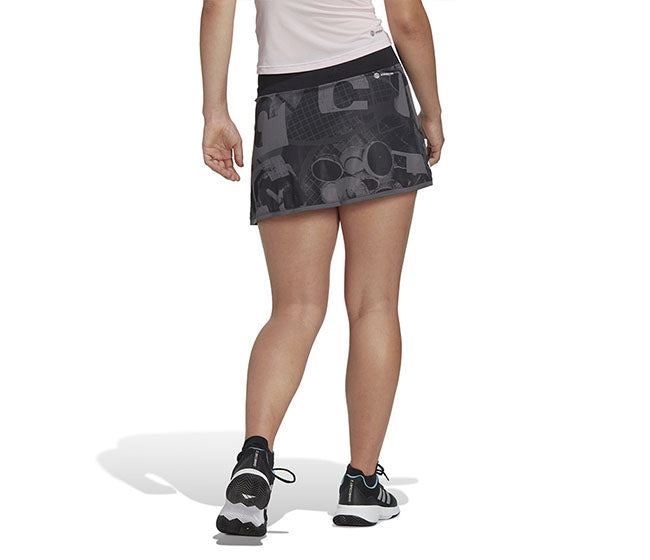 Adidas Club Graphic Skirt (W) (Grey/Black)