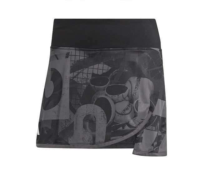 Adidas Club Graphic Skirt (W) (Grey/Black)