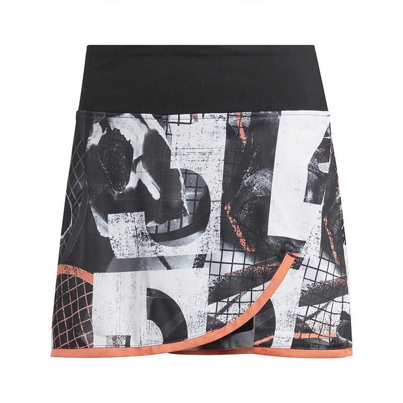 Adidas Club Graphic Skirt (W) (White/Black)