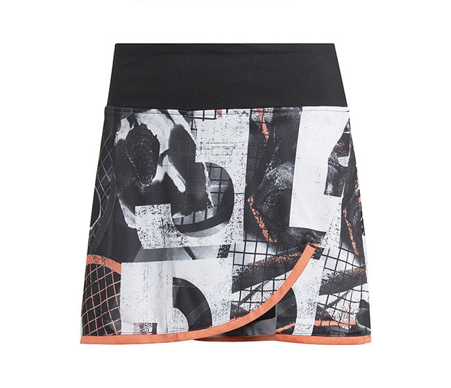 Adidas Club Graphic Skirt (W) (White/Black)